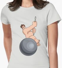 Wrack-Es-Ball Ralph Tailliertes T-Shirt für Frauen