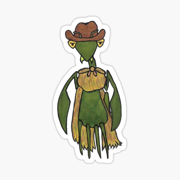Mantis Rides Again Sticker