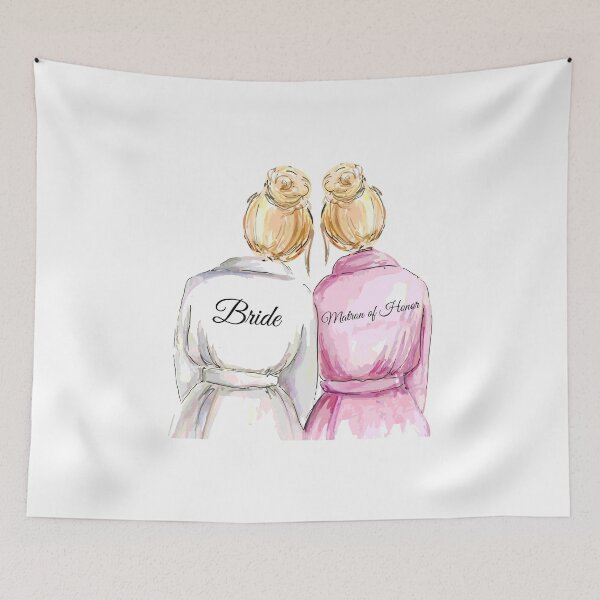 Item preview, Matron of Honor Gift Proposal | Best Wedding Gift for Bride | Bride Gift from MOH | Bridal Shower Gift for Her | Matron of Honor Gift from Bride (Both Blonde) designed and sold by premiertreats.