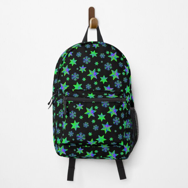 Item preview, Stars & Snowflakes IRIDESCENT Pattern: Green/Blue/Pink designed and sold by PawsitiveMum.