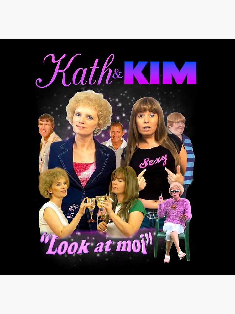 "KATH AND KIM BOOTLEG" Throw Pillow for Sale by jessberghan Redbubble