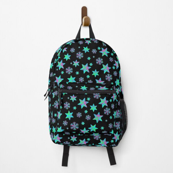 Item preview, Stars & Snowflakes IRIDESCENT Pattern: Light Aqua/Mauve designed and sold by PawsitiveMum.