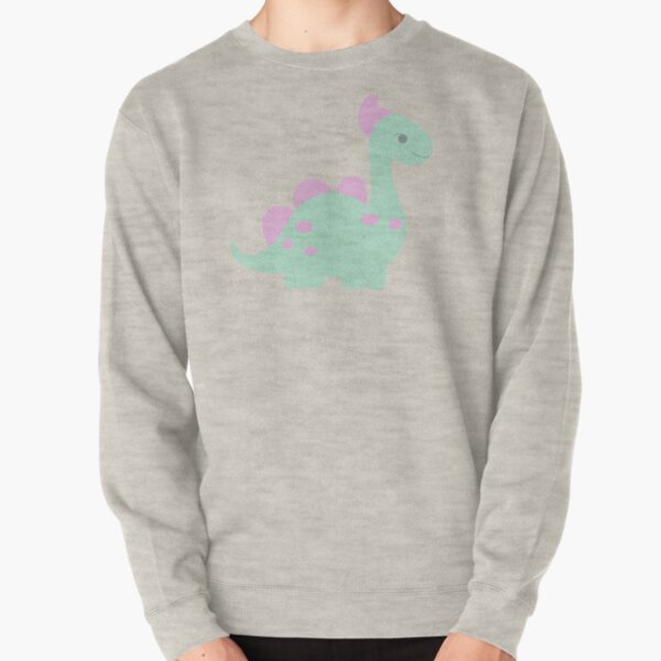 pastel dinosaur sweater