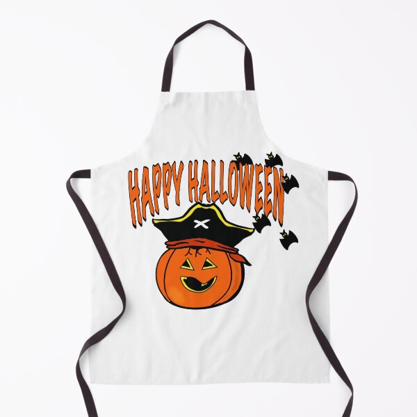 Item preview, Pumpkin Face Wearing Pirate Hat designed and sold by BusyMonkeys.