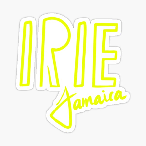 Irie Jamaica shirt island vibes free spirit vibes chillin shirt feeling good gift vacation shirt unsiex shirt Sticker