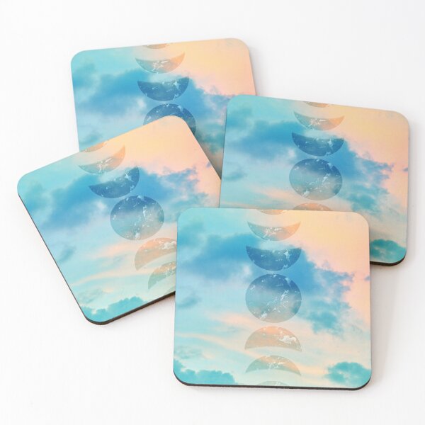 Item preview, Unicorn Pastel Clouds Moon Phases #2 #decor #art  designed and sold by Anita's & Bella's Art.
