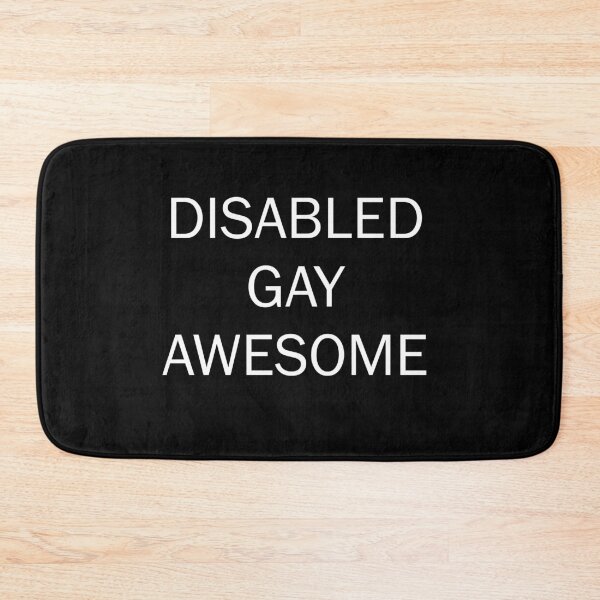 Item preview, DISABLED GAY AWESOME designed and sold by uniqueitems.