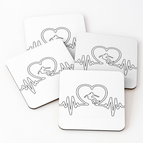 Item preview, Skateboard Heart Beat Dady Tee designed and sold by Style2Vie.