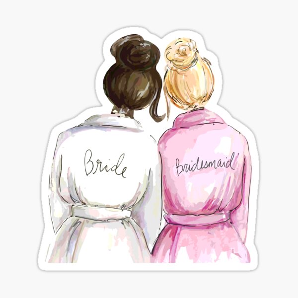 Item preview, Bridesmaid Gift Proposal | Best Wedding Gift for Bride | Bride Gift from MOH | Bridal Shower Gift for Her | Bridesmaid Gift from Bride (Brunette & Blonde) designed and sold by premiertreats.
