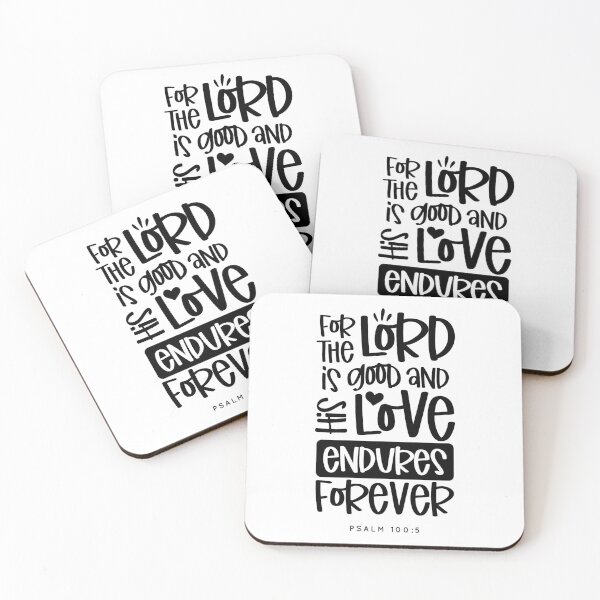 Item preview, For The Lord Is Good And His Love Endures Forever designed and sold by CatsCrew.