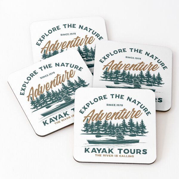 Item preview, Nature Adventure Kayaking Explore Nature designed and sold by Vector Scout Lab.