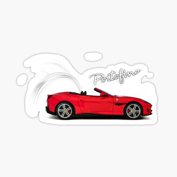 Ferrari Portofino Sticker