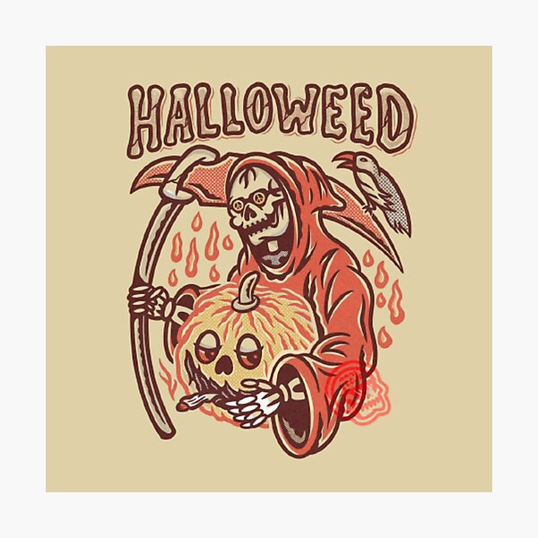 Item preview, Halloweed funny cool Halloween designed and sold by Tarun Bisht.