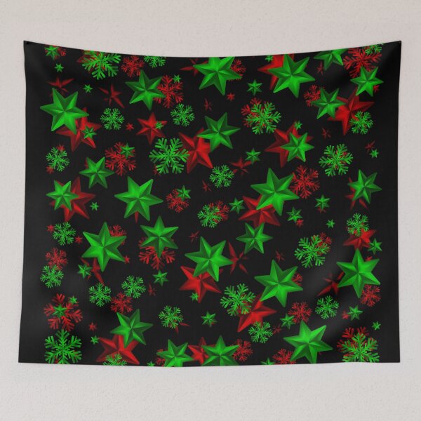 Item preview, Stars & Snowflakes Christmas Pattern designed and sold by PawsitiveMum.