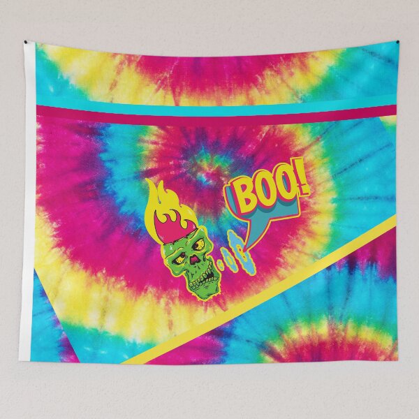 Item preview, Colorful BOO Skull designed and sold by OMdesign10.