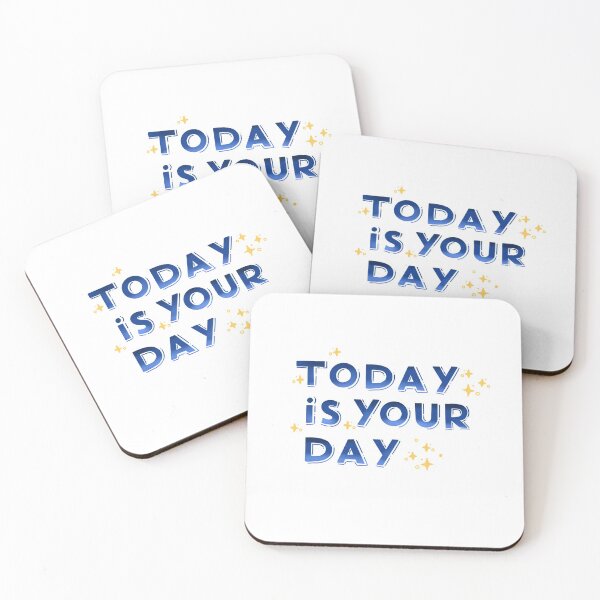 Item preview, Today is your day blue yellow designed and sold by Katbydesign.