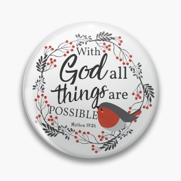 Item preview, With God all things are possible designed and sold by della95.