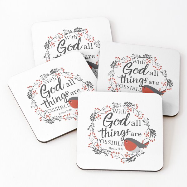 Item preview, With God all things are possible designed and sold by della95.