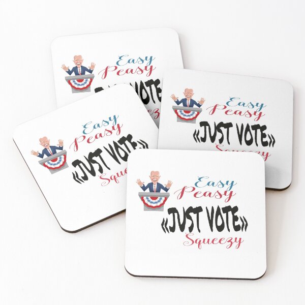 Item preview, Copy of Easy peasy '"just vote" Squeezy designed and sold by 0umStore.