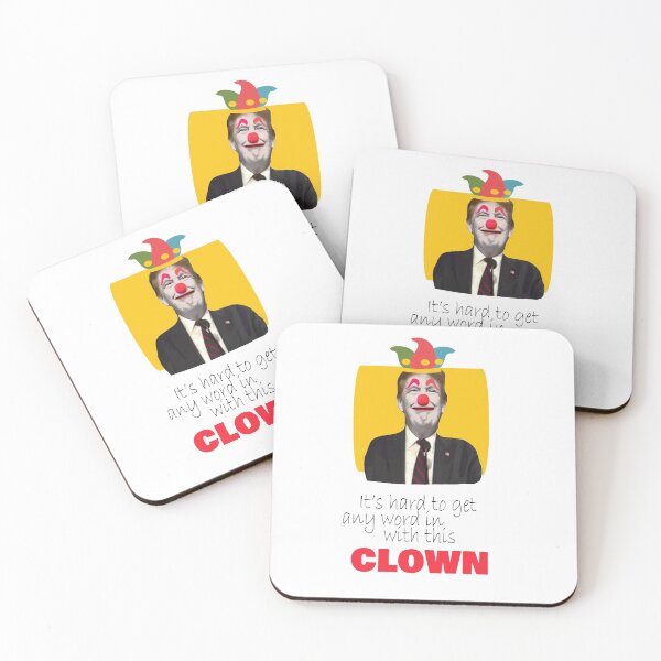 Item preview, It’s hard to get any word in with this clown designed and sold by 0umStore.