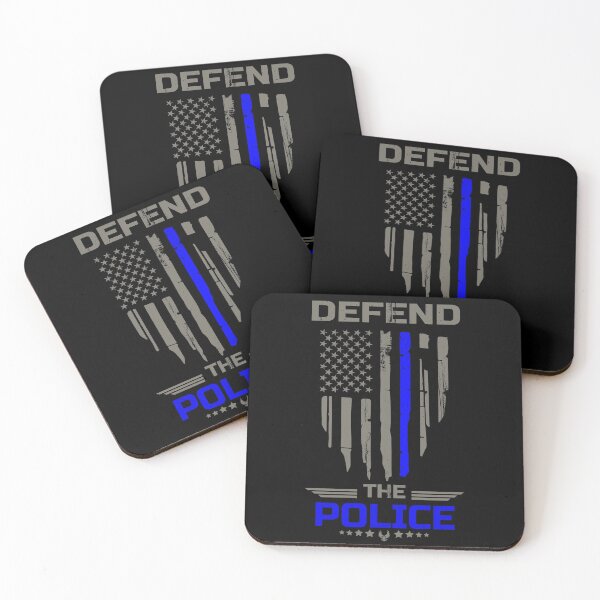 Item preview, Defiende a la policía American Flag Bleu Line designed and sold by majidkacm.