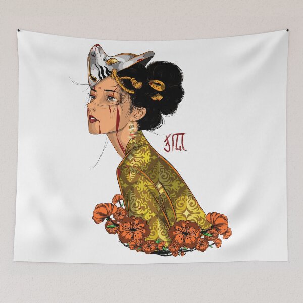 Item preview, Kitzune(zorro) designed and sold by WILDPONYSHOP.