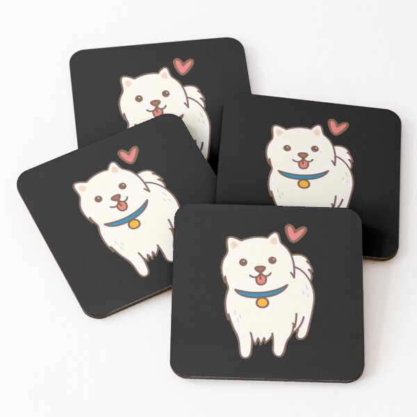 Item preview, White Fluffy Samoyed Dog designed and sold by Gemmazzurra.