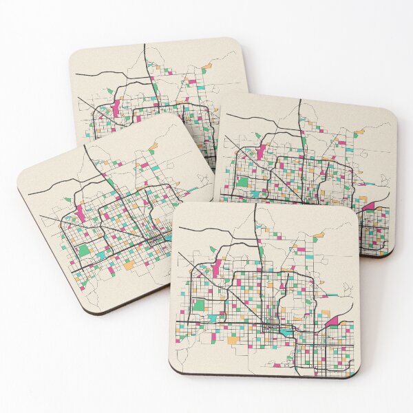 Item preview, Phoenix, Arizona Street Map designed and sold by A Deniz Akerman.