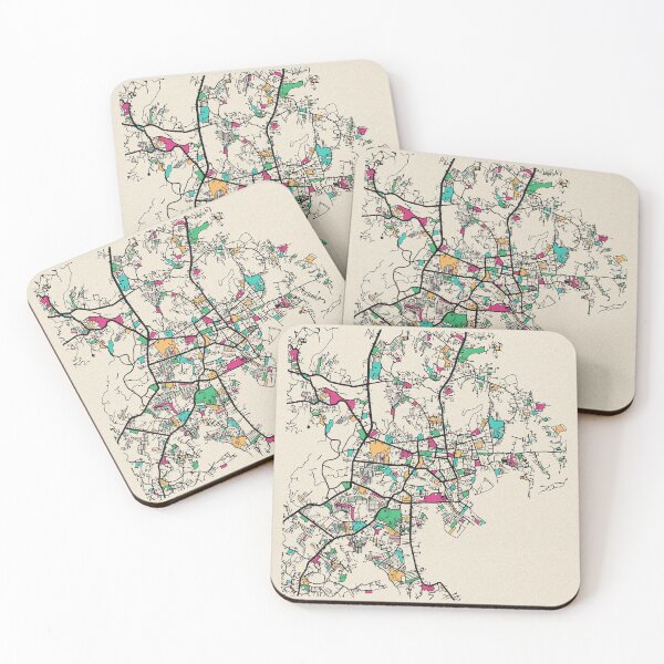 Item preview, Phuket City, Thailand Street Map designed and sold by A Deniz Akerman.