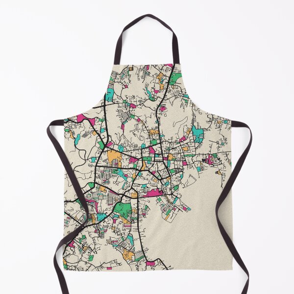 Item preview, Phuket City, Thailand Street Map designed and sold by A Deniz Akerman.