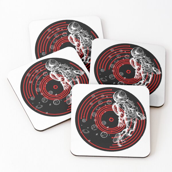 Item preview, Space vinyl black designed and sold by ArtBySandmage.