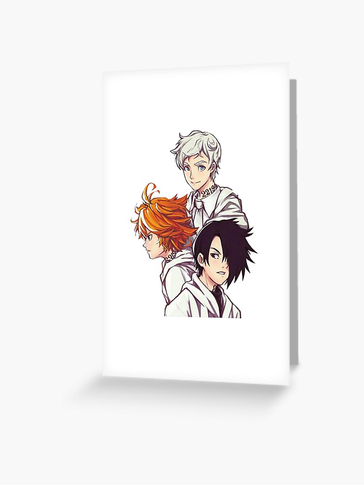 The Promised Neverland Cute Norman Fanart Classic Poster and Stickers |  Greeting Card