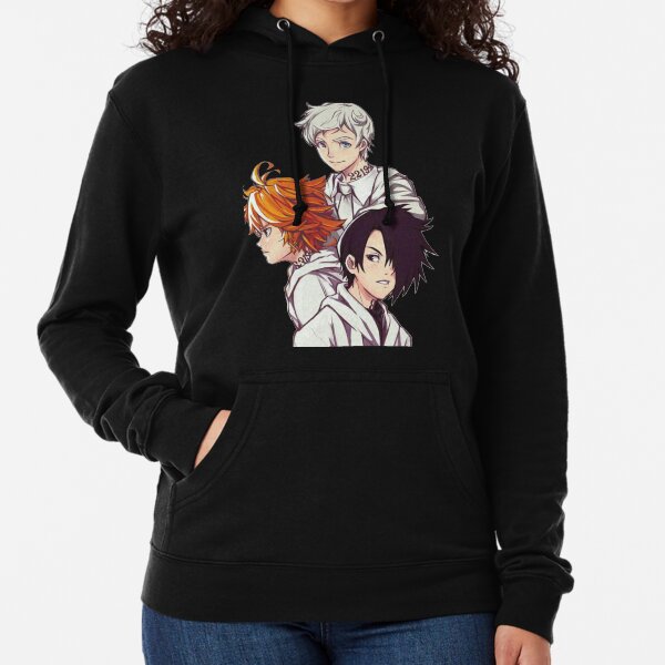 The Promised Neverland / Ray Emma et Norman mignons Sweat à capuche léger