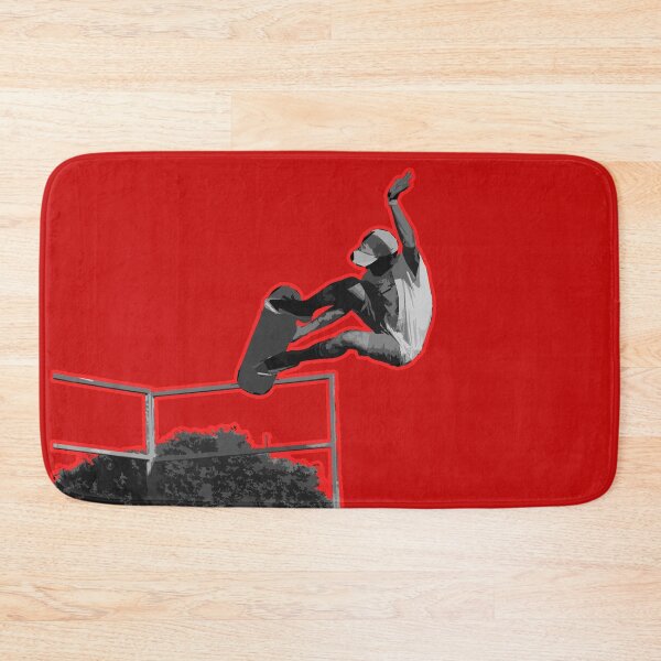 Item preview, Cool skater on red designed and sold by Aura-E.