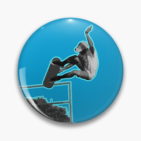 Item preview, Cool skater on blue designed and sold by Aura-E.