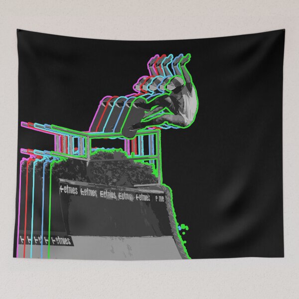Item preview, Cool skater rainbow on black designed and sold by Aura-E.