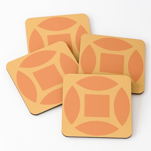Item preview, Geometric Pattern: Intersect Square: Citrus designed and sold by Red Wolf.
