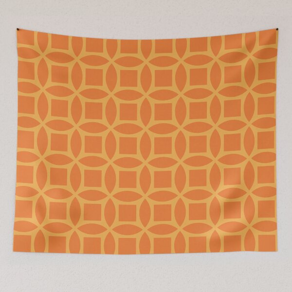 Item preview, Geometric Pattern: Intersect Square: Citrus designed and sold by Red Wolf.