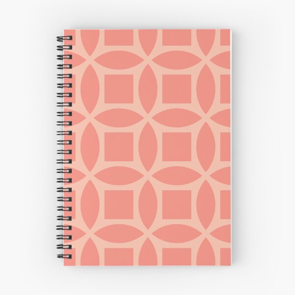 Item preview, Geometric Pattern: Intersect Square: Salmon designed and sold by Red Wolf.