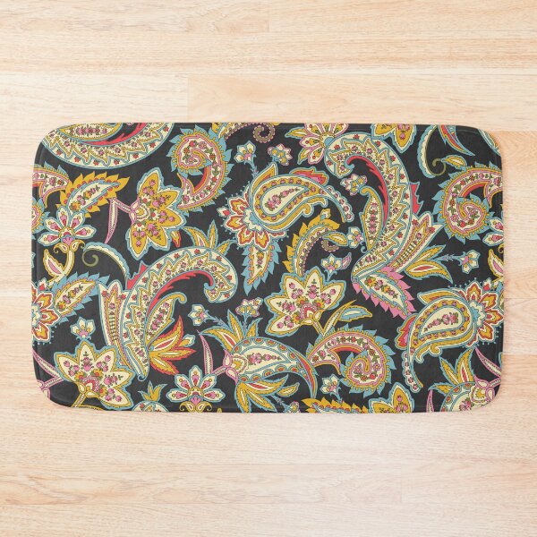 Item preview, NOMAD PAISLEY - CHARCOAL designed and sold by meganpalmer.