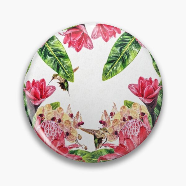 Item preview, Tropical Torch Ginger & Hummingbird designed and sold by PAPERPLAN.