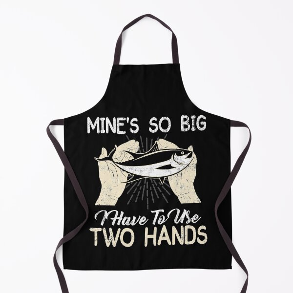 Item preview, Mines So Big I Have to Use Two Hands T Shirt Funny Fishing Graphic Humor designed and sold by Simeon	 Dorelus.