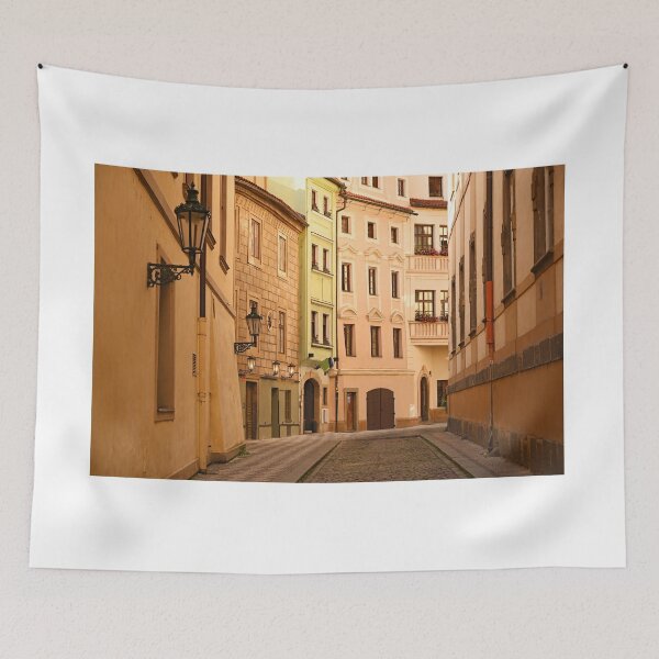Item preview, street in old town Prague Czech Republic designed and sold by goceris.