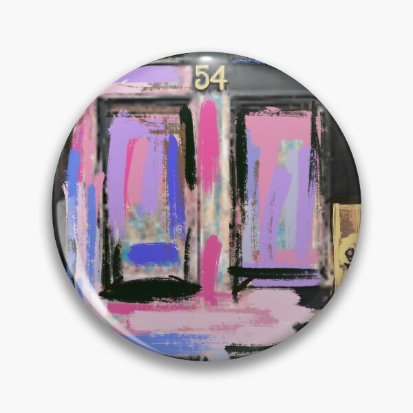Item preview, pink door designed and sold by AssemblageNY.