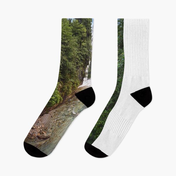Item preview, waterfall Gasteiner Ache river in morning landscape Bad Gastein designed and sold by goceris.