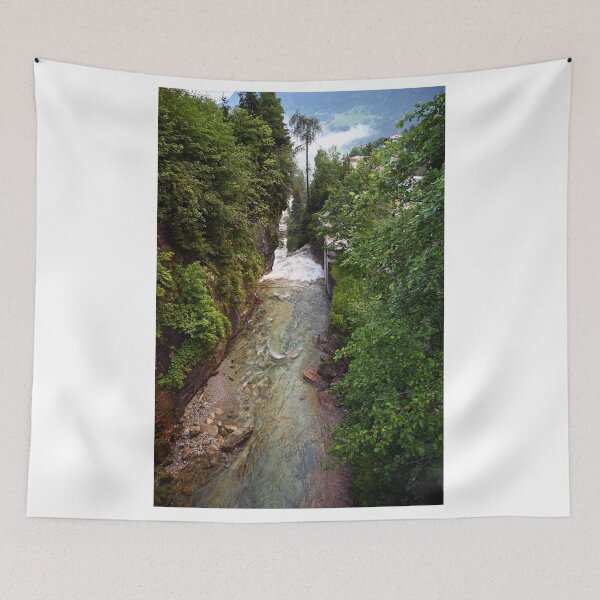 Item preview, waterfall Gasteiner Ache river in morning landscape Bad Gastein designed and sold by goceris.