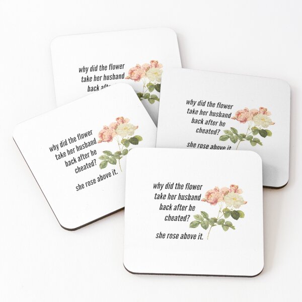 Item preview, why did the flower take her husband back II funny flower pun designed and sold by Newarre.