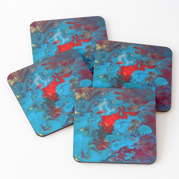 Item preview, Red and Blue Abstract designed and sold by shihaams.