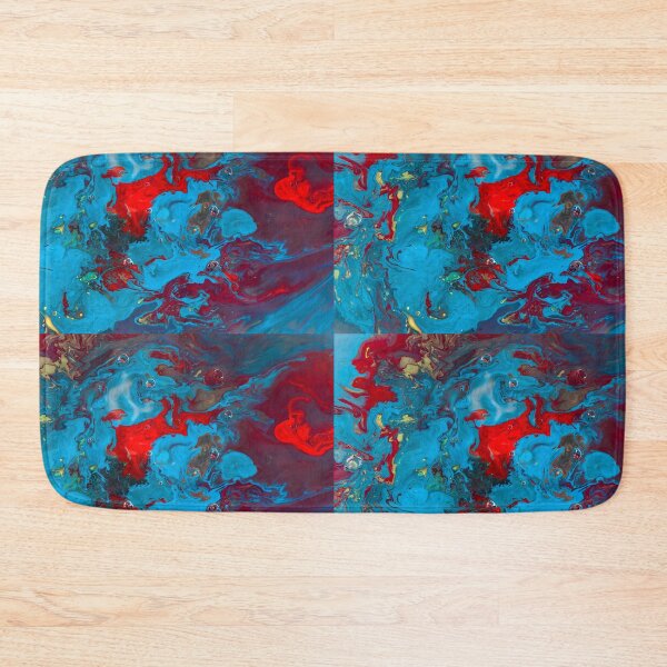 Item preview, Red and Blue Abstract designed and sold by shihaams.