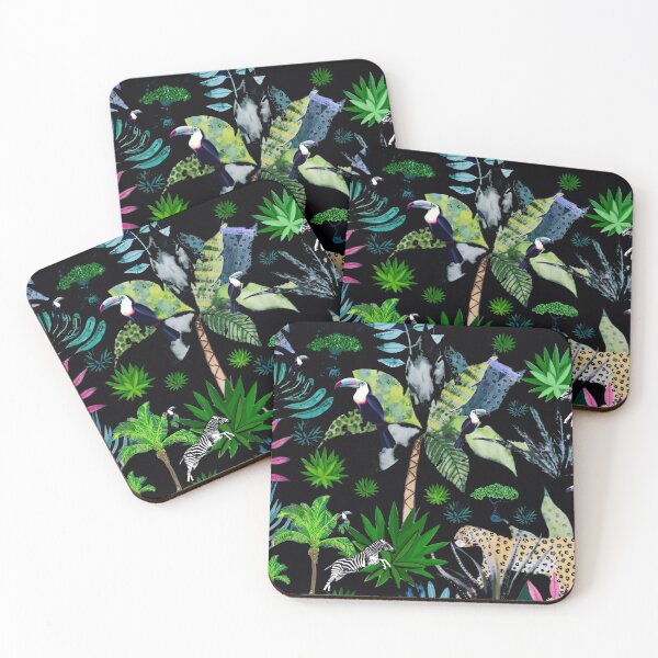 Item preview, Tropical Jungle Black  designed and sold by MarcSabuncu.